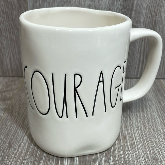 NWT Rae Dunn “COURAGE” Ceramic Coffee Tea Mug - Picture 1 of 6